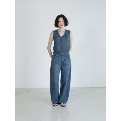 《予約販売》blue light wide jeans_nj0195