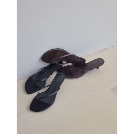 《予約販売》satin like mule sandal/2colors_na0804