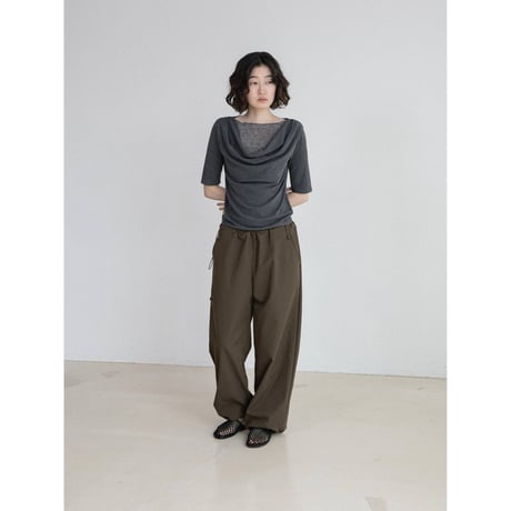 《予約販売》docking drape tops/2colors_nt2673