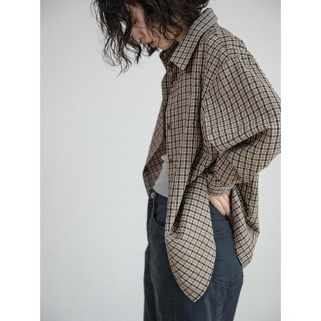 《予約販売》2way check shirt/2colors_nb0432