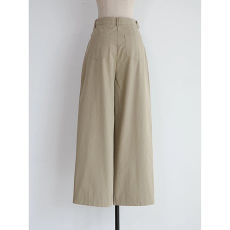 《予約販売》two tuck cotton wide pants/2colors_np1293