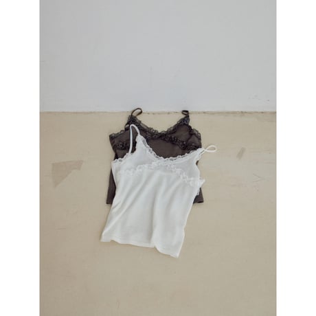 《予約販売》knit lace camisole/2colors_nt2698