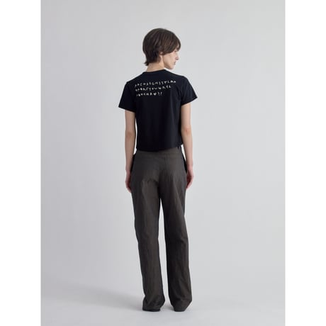 【NOKCHA × MOMO】alphabet minimal tee/3colors_nt2602