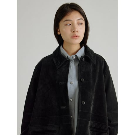 - AUTHENTIC series - western pick stitch shirt/sax blue_an0060