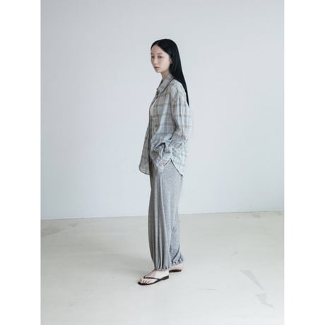 《予約販売》accent check mannish shirt/2colors_nb0420
