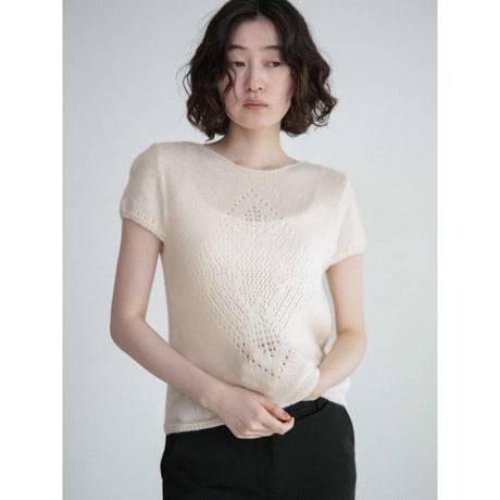 《予約販売》punching knit tops/2colors_nt2674