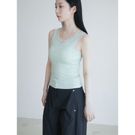 《予約販売》sheer accent tank top/3colors_nt2638