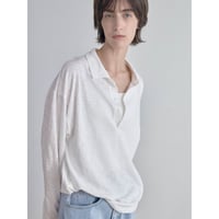 《予約販売》henley neck sheer tops/2colors_nt2612