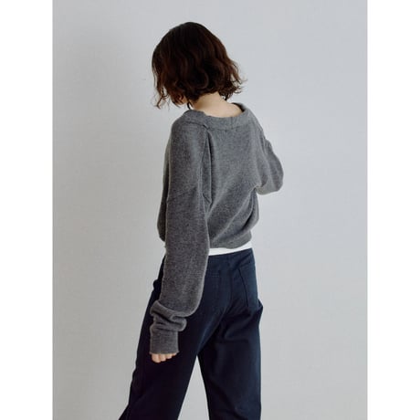 《予約販売》cache-coeur minimal knit tops/2colors_nt2707