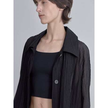《予約販売》raglan sleeve sheer shirt jacket/2colors_no0538