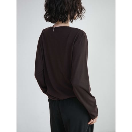 《予約販売》henley neck lib tops/3colors_nt2681