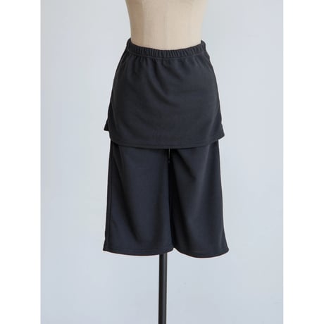 《予約販売》skirt docking half leggings/2colors_np1315