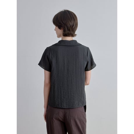 《予約販売》décolleté sheer blouse/2colors_nb0397