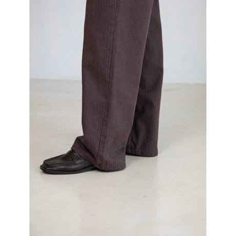 《予約販売》washed herringbone pants/2colors_np1335