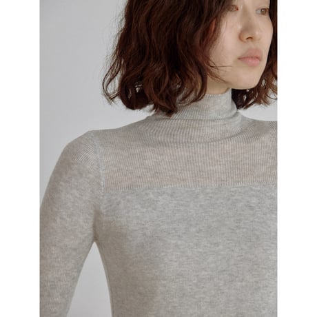 《予約販売》soft sheer knit tops/4colors_nt2709
