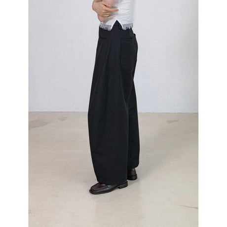 《予約販売》accent silky pants/2colors_np1332