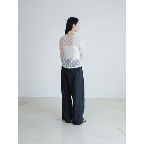 《予約販売》jacquard accent knit tops/2colors_nt2650