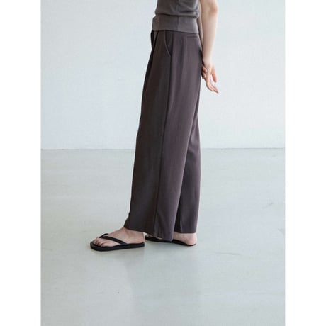 《予約販売》tuck light material pants/2colors_np1309