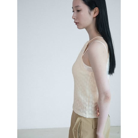 《予約販売》rope neck knit camisole/3colors_nt2635