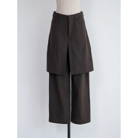 《予約販売》docking skirt pants/2colors_np1291