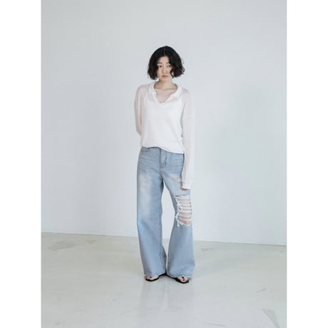 《予約販売》clash wide jeans_nj0153