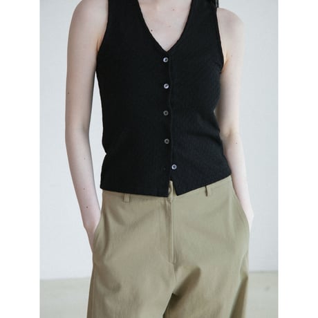 《予約販売》punching accent sleeveless/2colors_nt2641