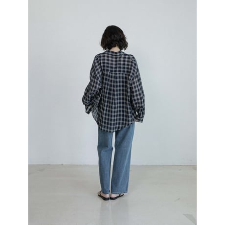 《予約販売》mannish 2way check shirt/2colors_nb0425