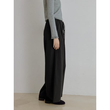 《予約販売》tuck accent rich wide pants/2colors_np1340
