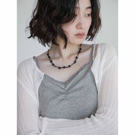 《予約販売》sheer lib knit cardigan/3colors_nt2665