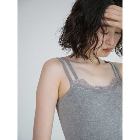 《予約販売》double shoulder lace camisole/2colors_nt2683