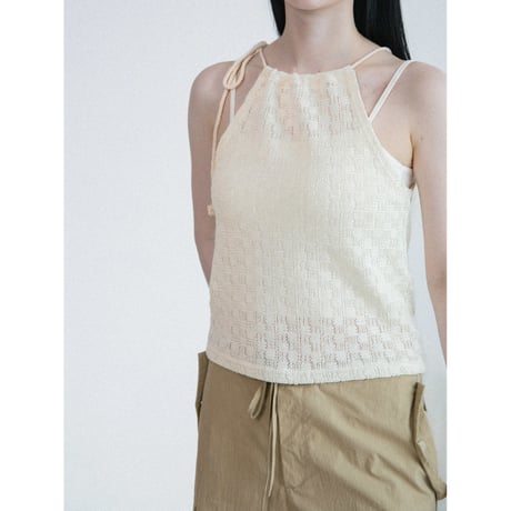《予約販売》rope neck knit camisole/3colors_nt2635