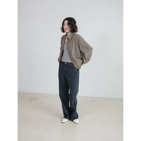 《予約販売》silhouette pigment pants/2colors_np1336