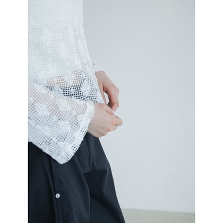 《予約販売》jacquard accent knit tops/2colors_nt2650