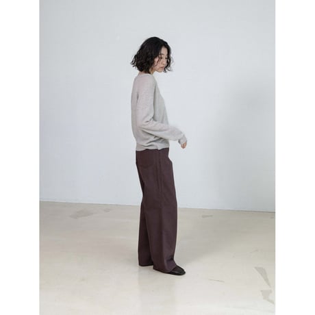 《予約販売》washed herringbone pants/2colors_np1335