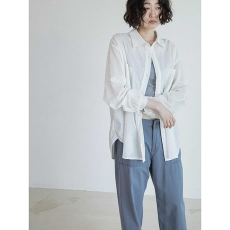 《予約販売》cotton over daily shirt/2colors_nb0406