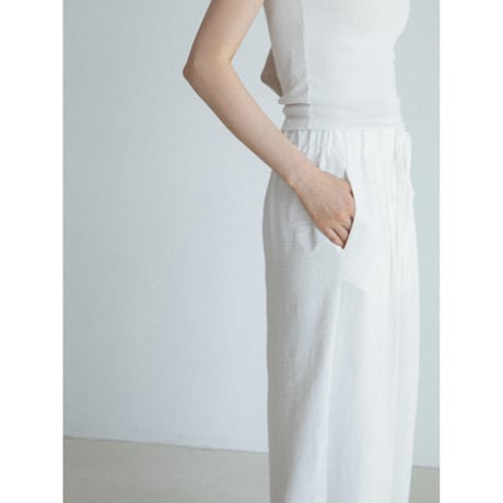 《予約販売》soft sheer tuck pants/2colors_np1291