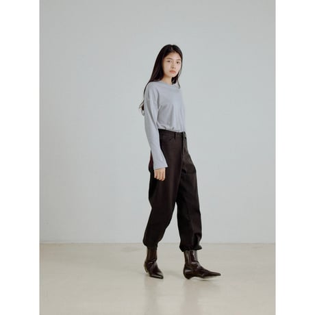 【NOKCHA original】accent simply tops/3colors_nt2697