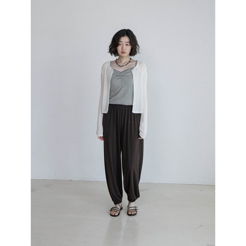 予約販売》frill accent camisole/2colors_nt2653 | NO