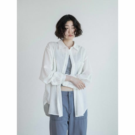 《予約販売》cotton over daily shirt/2colors_nb0406