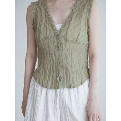 《予約販売》vinatge like sleeveless/2colors_nb0417
