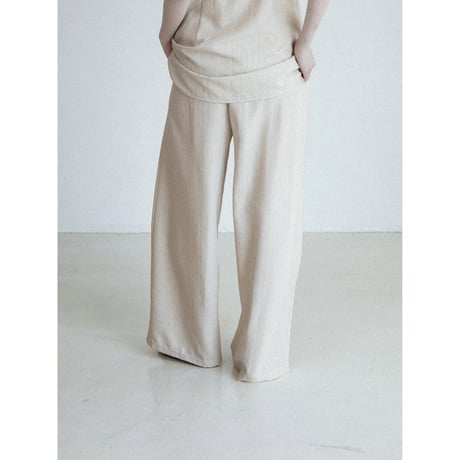 《予約販売》jacquard accent wide pants/2colors_np1300