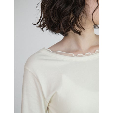 《予約販売》back accent docking lady tops/2colors_nt2691