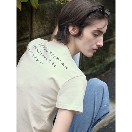 【NOKCHA × MOMO】alphabet minimal tee/3colors_nt2602