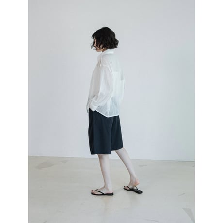 《予約販売》cotton half navy pants_np1280