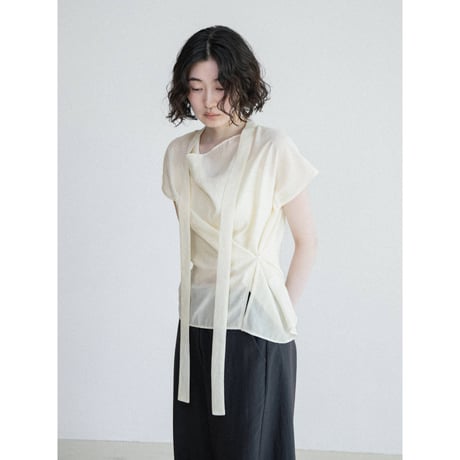 《予約販売》mulch way nuance blouse/2colors_nb0414