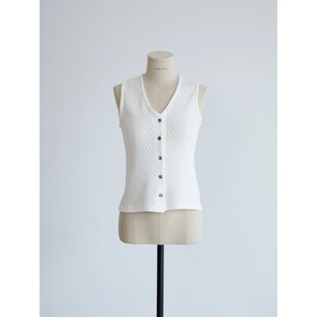 《予約販売》punching accent sleeveless/2colors_nt2641