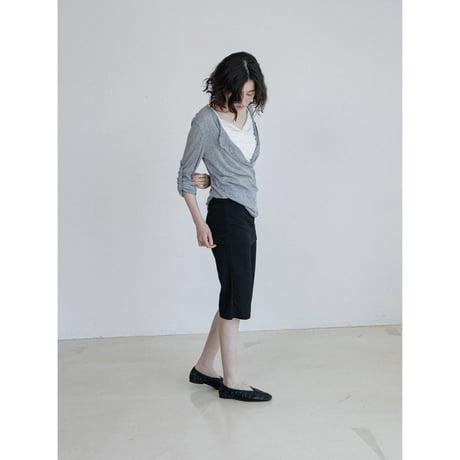《予約販売》skirt docking half leggings/2colors_np1315