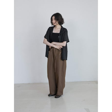 《予約販売》jacquard pattern shirt/2colors_nb0423