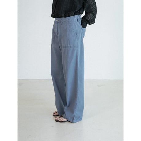 《予約販売》waist accent cotton wide pants/3colors_np1289