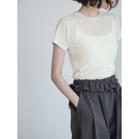 《予約販売》velours sheer raglan tee/3colors_nt2661